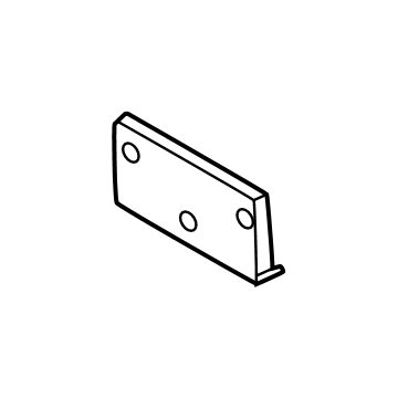 2025 Ford Explorer License Plate - RB5Z-17A385-AA