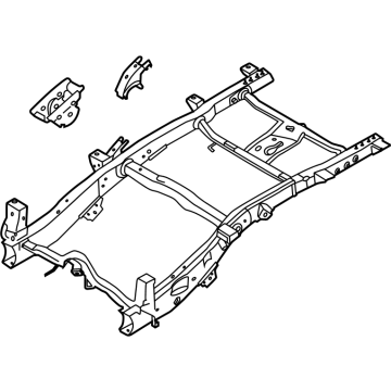 MB3Z-5F040-F Ford Frame Assembly Illustration 1 of 1