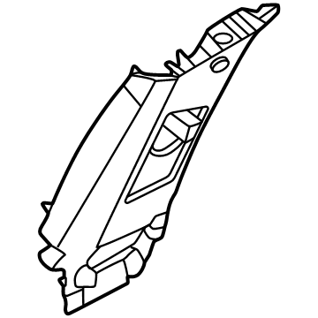 R2TZ-5824356-AE Ford "B" Pillar Trim Illustration 1 of 1