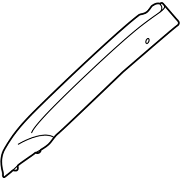 R2TZ-5803598-CA Ford Windshield Moulding Illustration 1 of 1