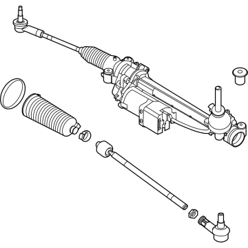 LK4Z-3504-J Ford Rack And Pinion Steering Gear Illustration 1 of 1