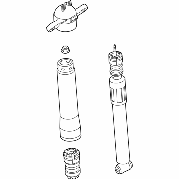 NZ6Z-18125-E Ford Shock Absorber Assembly Illustration 1 of 1