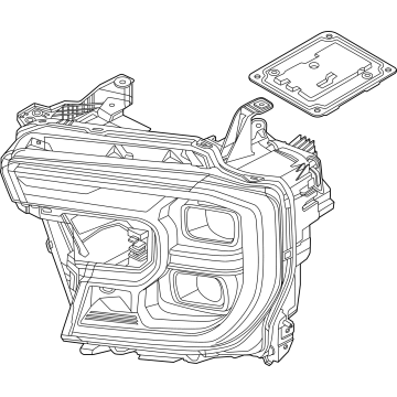 2025 Ford Ranger Headlight - N1WZ-13008-EA