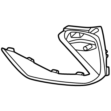 R2TZ-15266-AA Ford Fog Lamp Bracket Illustration 1 of 1