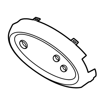 N1WZ-8200-CJ Ford Grille Center Illustration 1 of 1