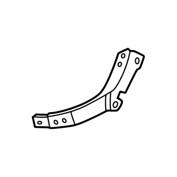 N1WZ-17754-K Ford Bumper Mounting Bracket Illustration 1 of 1