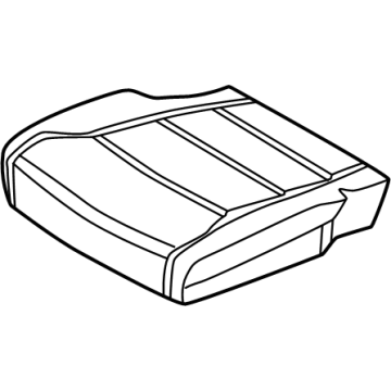 NL3Z-1662901-AX Ford Cover Assembly Seat Cushion Illustration 1 of 1