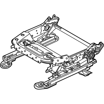 F1EZ-9661705-B Ford Seat Track Assembly Illustration 1 of 1