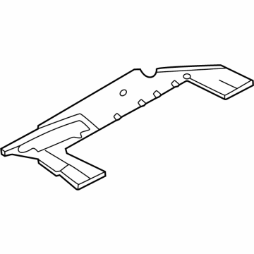R2TZ-5801670-AA Ford Instrument Panel Insulator Illustration 1 of 1