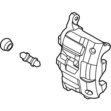 PZ1Z-2B120-B Ford Brake Caliper Assembly Less Pad Illustration 1 of 1
