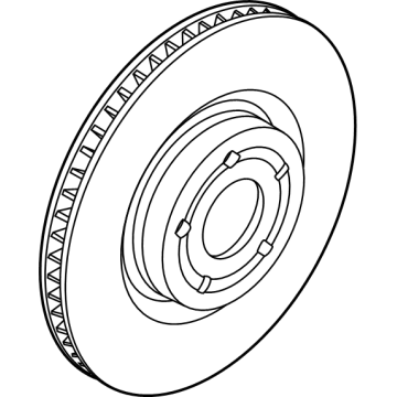PZ1Z-1125-B Ford Brake Rotor Assembly Illustration 1 of 1