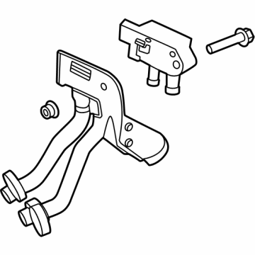 ML3Z-9J433-A Ford Exhaust Gas Recirculation Valve Illustration 1 of 1
