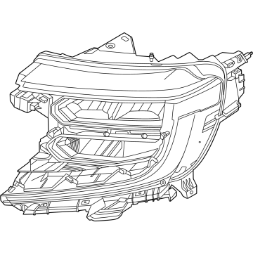 SL1Z-13008-A Ford Lamp Assembly Illustration 1 of 1