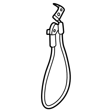 N1WZ-6043052-D Ford CABLE ASY - TAILGATE SUPPORT Illustration 1 of 1