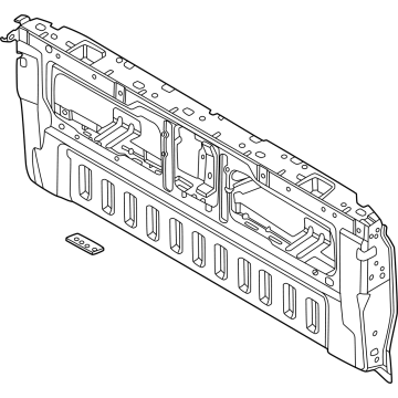 N1WZ-2640110-D Ford TAILGATE ASY LESS HINGES Illustration 1 of 1