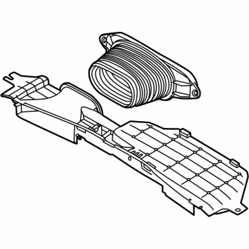 RZ1Z-9C675-A Ford Air Cleaner Intake Tube Illustration 1 of 1