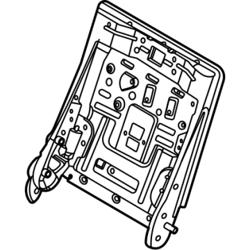 L1MZ-99613A39-B Ford FRAME - REAR SEAT BACK RETAINI Illustration 1 of 1