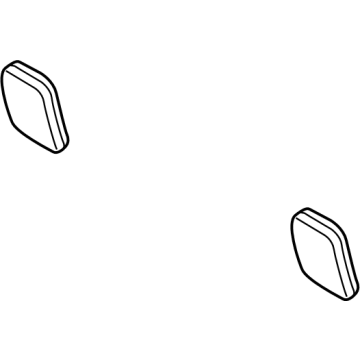 RB5Z-78611A08-BM Ford Head Rest Assembly Illustration 1 of 1