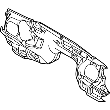MB3Z-2101588-J Ford Dash Panel Insulator Illustration 1 of 1
