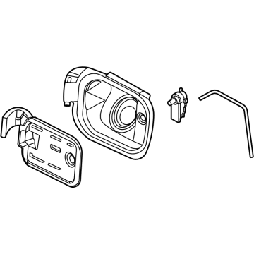 SL1Z-7827936-A Ford HOUSING - FUEL TANK FILLER PIP Illustration 1 of 1