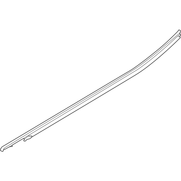 N1WZ-2625596-F Ford Door Glass Chan Weatherstrip Illustration 1 of 1
