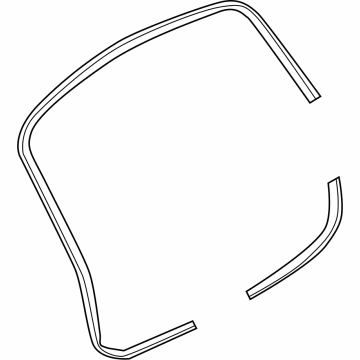 R2TZ-58404A06-B Ford Weatherstrip Illustration 1 of 1