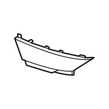 R2TZ-17C830-SG Ford Bumper Bar Moulding Illustration 1 of 1