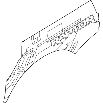 2025 Ford Ranger Emblem - N1WZ-26290D12-CA