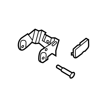 M2DZ-7867336-B Ford Armrest Bracket Illustration 1 of 1