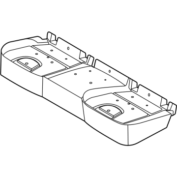 2025 Ford Ranger Seat Cushion - N1WZ-6063840-J