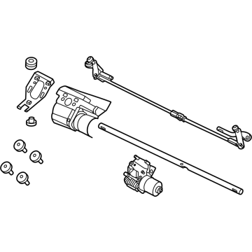 PC3Z-17508-D Ford Wiper Motor Assembly Illustration 1 of 1