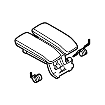 SL7Z-4006024-DA Ford Console Armrest Assembly Illustration 1 of 1