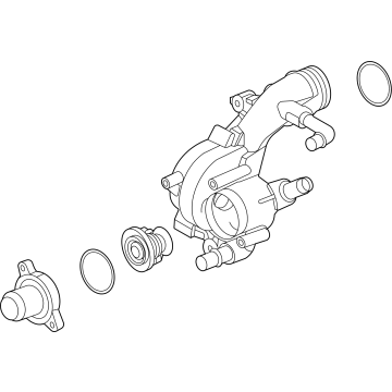 PZ1Z-8503-C Ford HOUSING - WATER PUMP Illustration 1 of 1