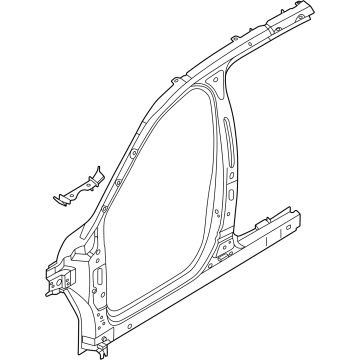 R2TZ-58211A10-B Ford Door Frame Illustration 1 of 1