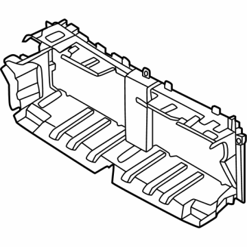 R2TZ-8312-C Ford Air Deflector Illustration 1 of 1