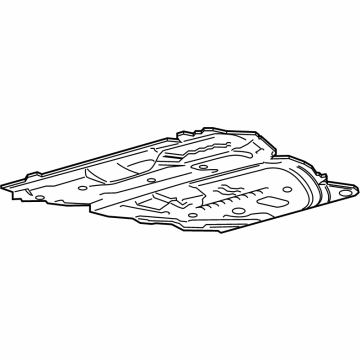 PZ1Z-6775-C Ford SHIELD - ENGINE COMPARTMENT SP Illustration 1 of 1