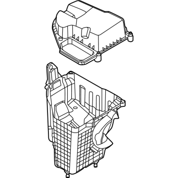 MB3Z-9600-S Ford Air Cleaner Assembly Illustration 1 of 1