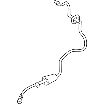 SL7Z-17A605-A Ford Windshield Washer Hose Illustration 1 of 1