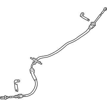 DG9Z-7E395-BB Ford Selector Lever Control Cable Assembly Illustration 1 of 1
