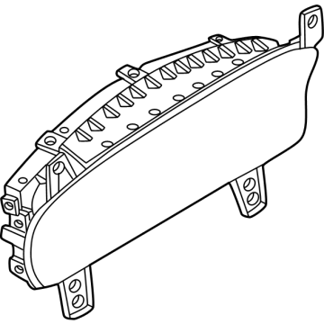RB5Z-10F889-A Ford Display Unit Illustration 1 of 1