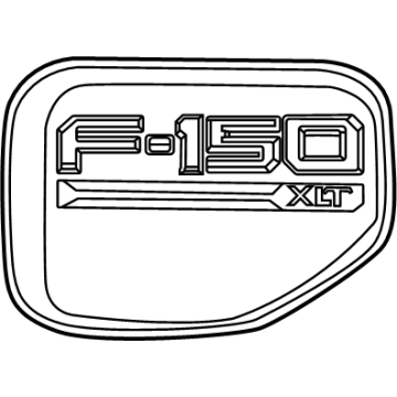 Ford F-150 Lightning Fuel Door - RL3Z-58405A26-AA