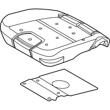 2025 Ford Ranger Seat Cushion - N1WZ-26632A22-B