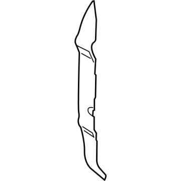 SL1Z-16E132-A Ford Fender Apron Insulator Illustration 1 of 1