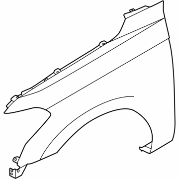 SL1Z-16005-A Ford Front Fender Assembly Illustration 1 of 1