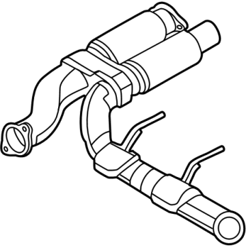 2025 Ford Ranger Catalytic Converter - MB3Z-5A212-F