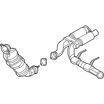 2025 Ford Ranger Catalytic Converter - MB3Z-5E212-M