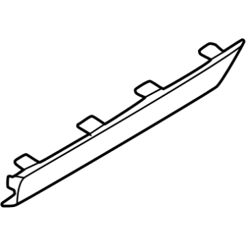 N1WZ-17F828-J Ford Extension Bumper Illustration 1 of 1