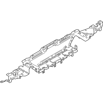 N1WZ-17D942-RC Ford Bumper Mounting Bracket Illustration 1 of 1