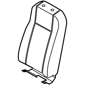 LK4Z-9966600-AJ Ford Rear Seat Back Cover Assembly Illustration 1 of 1