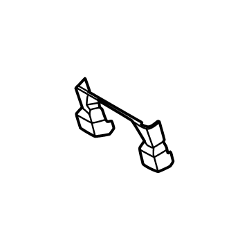 SL1Z-78600A46-AA Ford COVER - REAR SEAT LINK Illustration 1 of 1